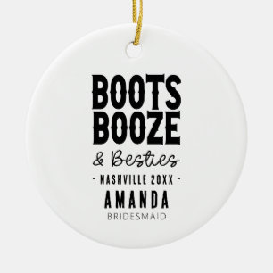 Décoration En Céramique Nashville Bachelorette Bottes Besoins Booze Person