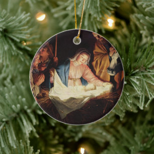 Décoration En Céramique Nativité