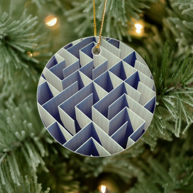 Décoration En Céramique Naviguer Nostalgie : Maze de Permutation (Arbre)