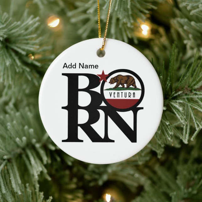 Décoration En Céramique NÉ à Ventura, Californie (Arbre)