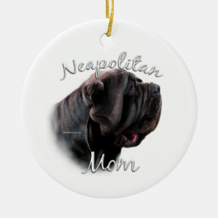 Décoration En Céramique Neapolitain Mastiff Maman 2