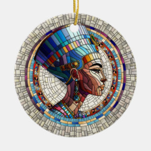 Décoration En Céramique Néfertiti égyptien - Art Mosaïque