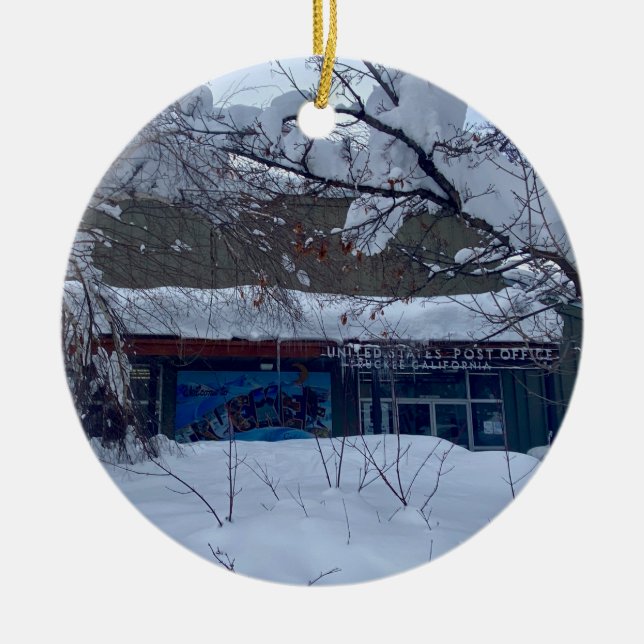 Décoration En Céramique Neige (Devant)