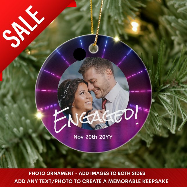 Décoration En Céramique Neon PHOTO Décor de Noël Psychédélique Moderne (Créateur téléchargé)