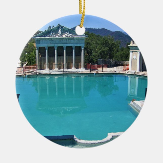 Décoration En Céramique Neptune pool at Hearst Castle, San Simeon, CA (Devant)