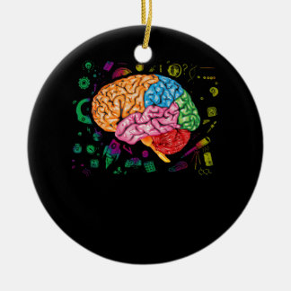Décoration En Céramique Neurologue En Neuroscience Du Cerveau