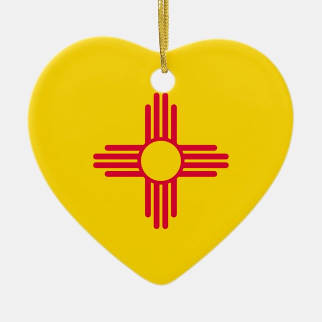 Décoration En Céramique New Mexico State Flag Design (Devant)