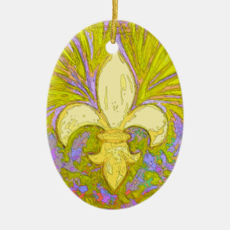 Décoration En Céramique New Orleans Saints Funky Fleur de Lis