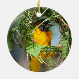 Décoration En Céramique Nid de l'immeuble Weaver Bird