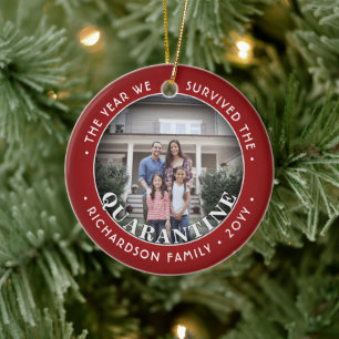 Décoration En Céramique N'Importe Quel Texte 2 Photo Nous Avons Survécu Qu