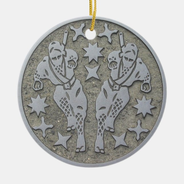 Décoration En Céramique Ninja Manhole (Devant)