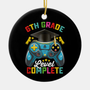 Décoration En Céramique Niveau 6e année diplômé jeu de jeu vidéo joueur