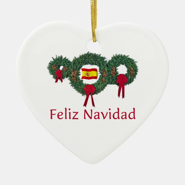 Décoration En Céramique Noël 2 de l'Espagne (Devant)