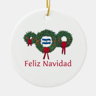 Décoration En Céramique Noël 2 du Nicaragua