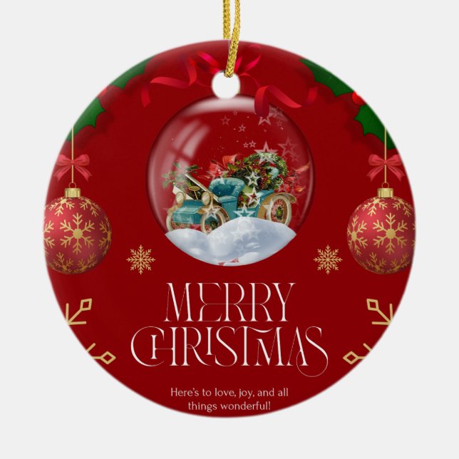 Décoration En Céramique Noël 9 (Devant)