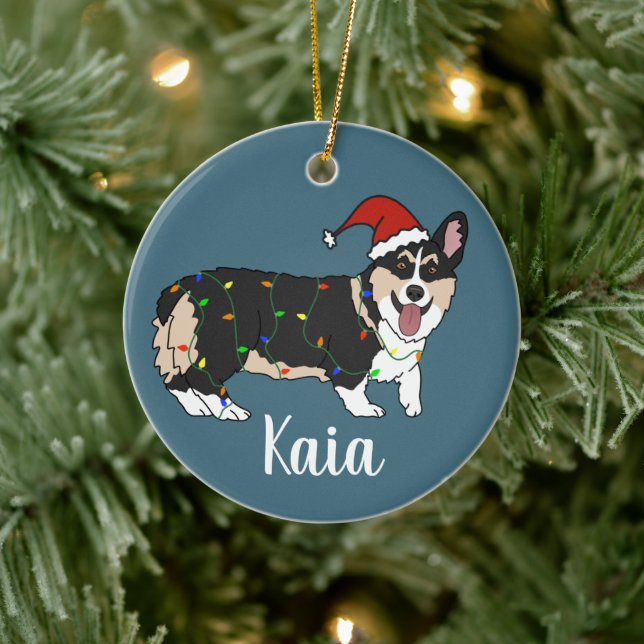 Décoration En Céramique Noël à Corgi (Arbre)