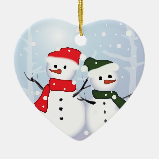 Décoration En Céramique Noël à feuillage persistant arbre de Noël (Devant)