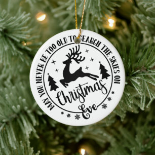 Décoration En Céramique Noël à la veille de Noël de la jolie Père Noël