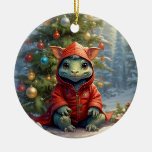 Décoration En Céramique Noël Baby Dragon