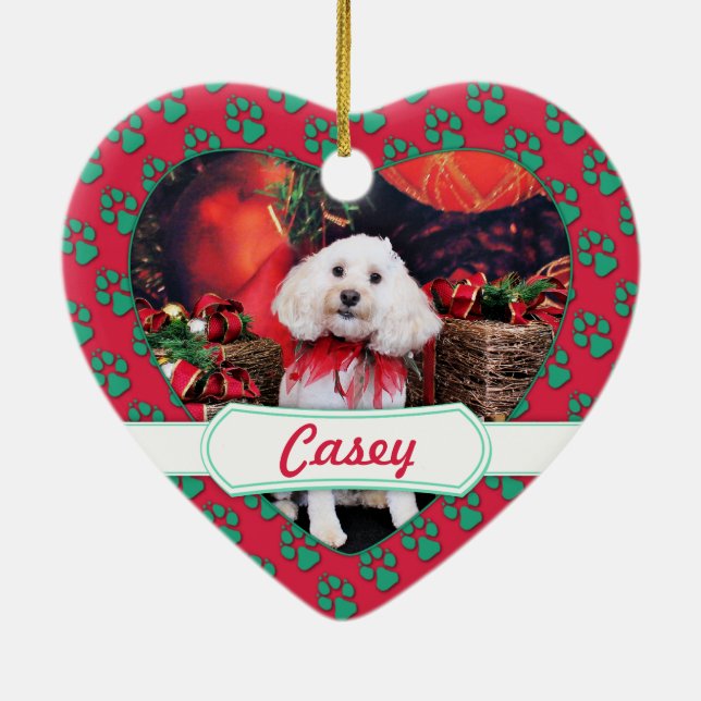 Décoration En Céramique Noël - Cockapoo - Casey (Dos)