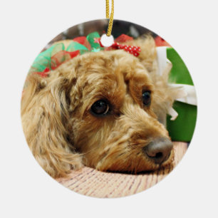 Décoration En Céramique Noël - Cockapoo - Odie