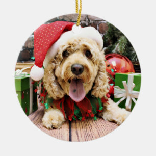 Décoration En Céramique Noël - Cockapoo - Sadie
