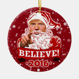 Décoration En Céramique Noël de Donald Trump croient