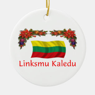 Décoration En Céramique Noël de la Lithuanie