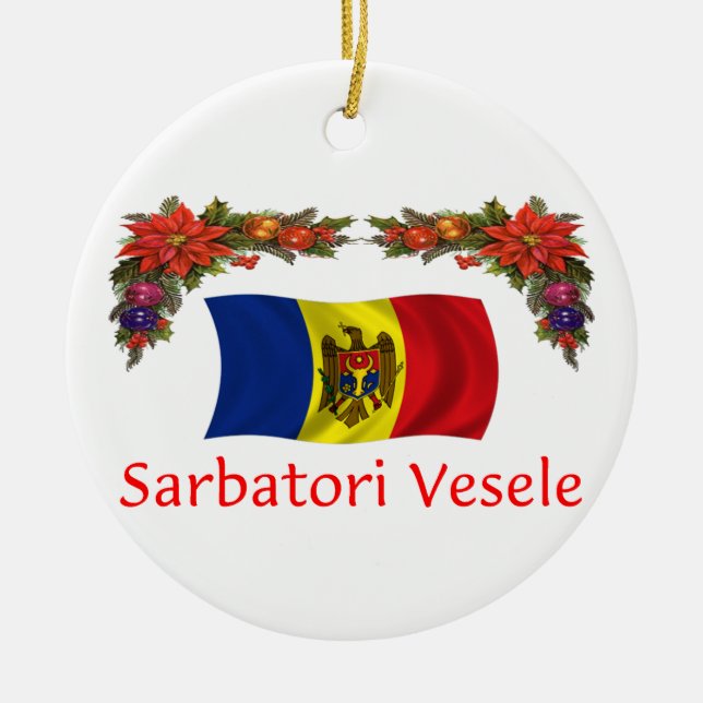 Décoration En Céramique Noël de Moldau (Devant)