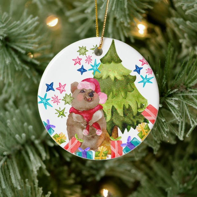 Décoration En Céramique Noël de Quokka (Arbre)