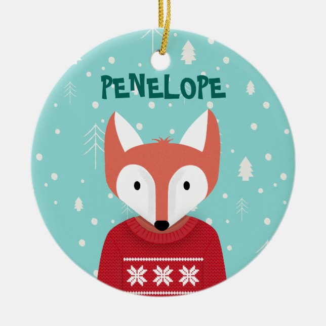 Décoration En Céramique Noël de région boisée (Devant)