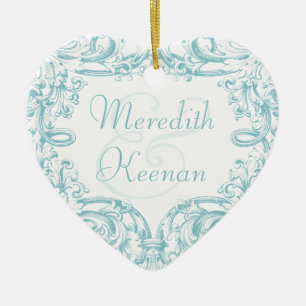 Décoration En Céramique Noël d'élégance de Regency le premier ornementent