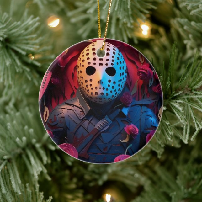 Décoration En Céramique Noël d'horreur 3D (Arbre)