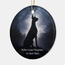 Noël Dobie ou Doberman Pinscher Fête de fin d'anné