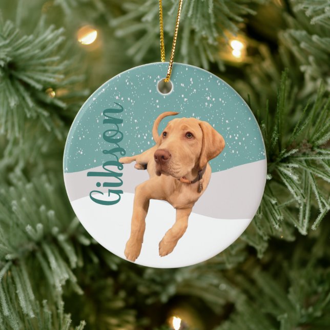 Décoration En Céramique Noël Dudley Labrador (Arbre)
