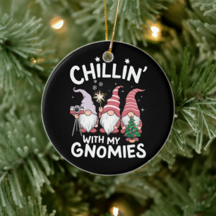 Décoration En Céramique Noël en famille avec mes gnomes