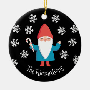 Décoration En Céramique Noël Gnome