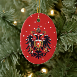 Décoration En Céramique Noël Habsburg Doppeladler