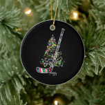 Décoration En Céramique Noël Hockey Sports Bal Santa Hat Noël<br><div class="desc">Noël Hockey Sports Bal Santa Hat Noël</div>