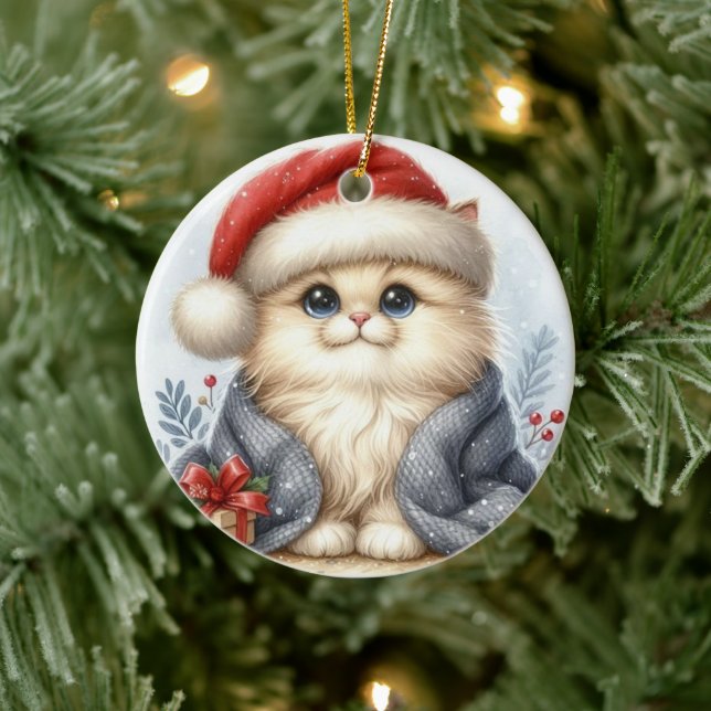 Décoration En Céramique Noël Kitty (Arbre)