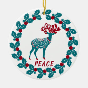 Décoration En Céramique Noël personnalisé