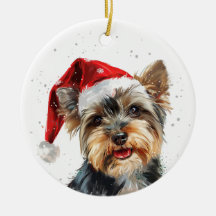Noël Personnalisé Chien Yorkshire