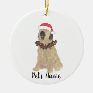 Décoration En Céramique Noël personnalisé de Briard