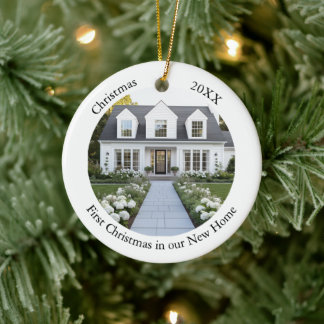 Décoration En Céramique Noël personnalisé pour une nouvelle maison