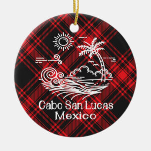 Décoration En Céramique Noël rouge de Cabo San Lucas