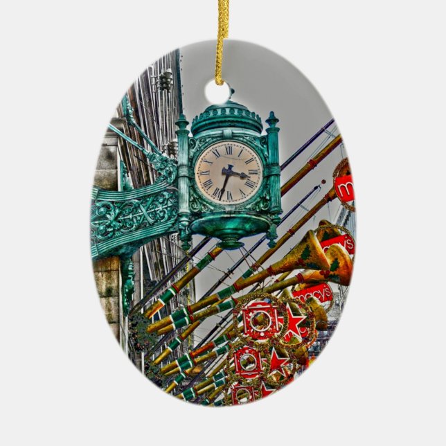 Décoration En Céramique Noël sur l'état (Devant)