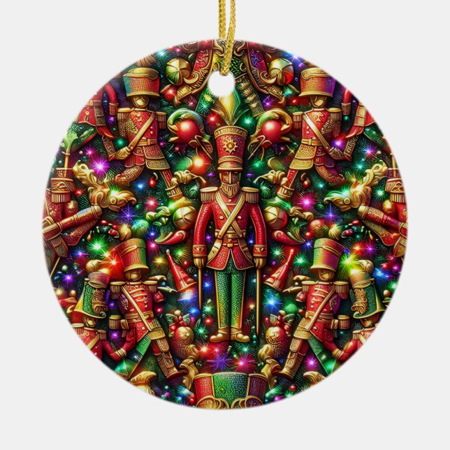 Décoration En Céramique NOËL ~ Tin Soldats 19e siècle ~ Tin Soldiers (Devant)