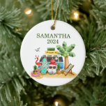 Décoration En Céramique Noël Tropical Beach Père Noël Flamant rose Océan<br><div class="desc">Cette conception peut être personnalisée dans la zone fournie en modifiant la photo et/ou le texte. Vous pouvez également le customiser en cliquant sur Personnaliser ce Modèle, puis en choisissant l'option cliquer pour customiser et supprimer ou modifier la couleur de l'arrière - plan, ajouter du texte, modifier la couleur ou...</div>