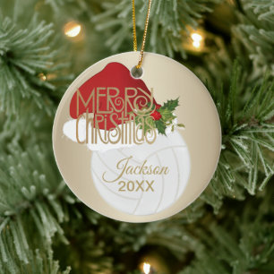 Décoration En Céramique Noël 🎄 volley 🏐