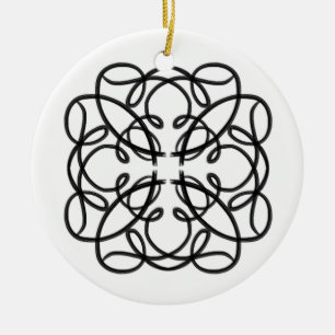 Décoration En Céramique Noir et blanc #1